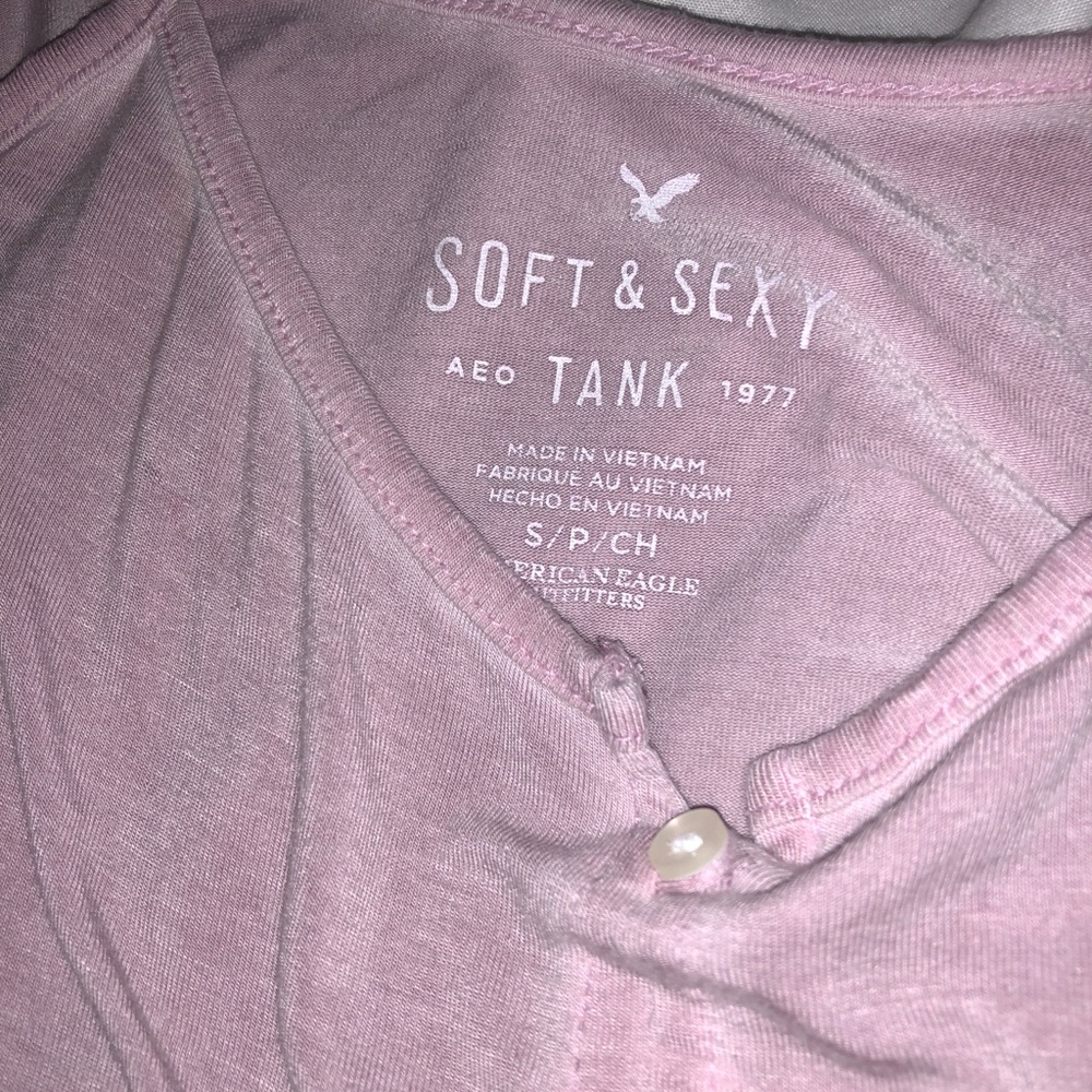 American Eagle faded purple tank - Picture 4 of 4